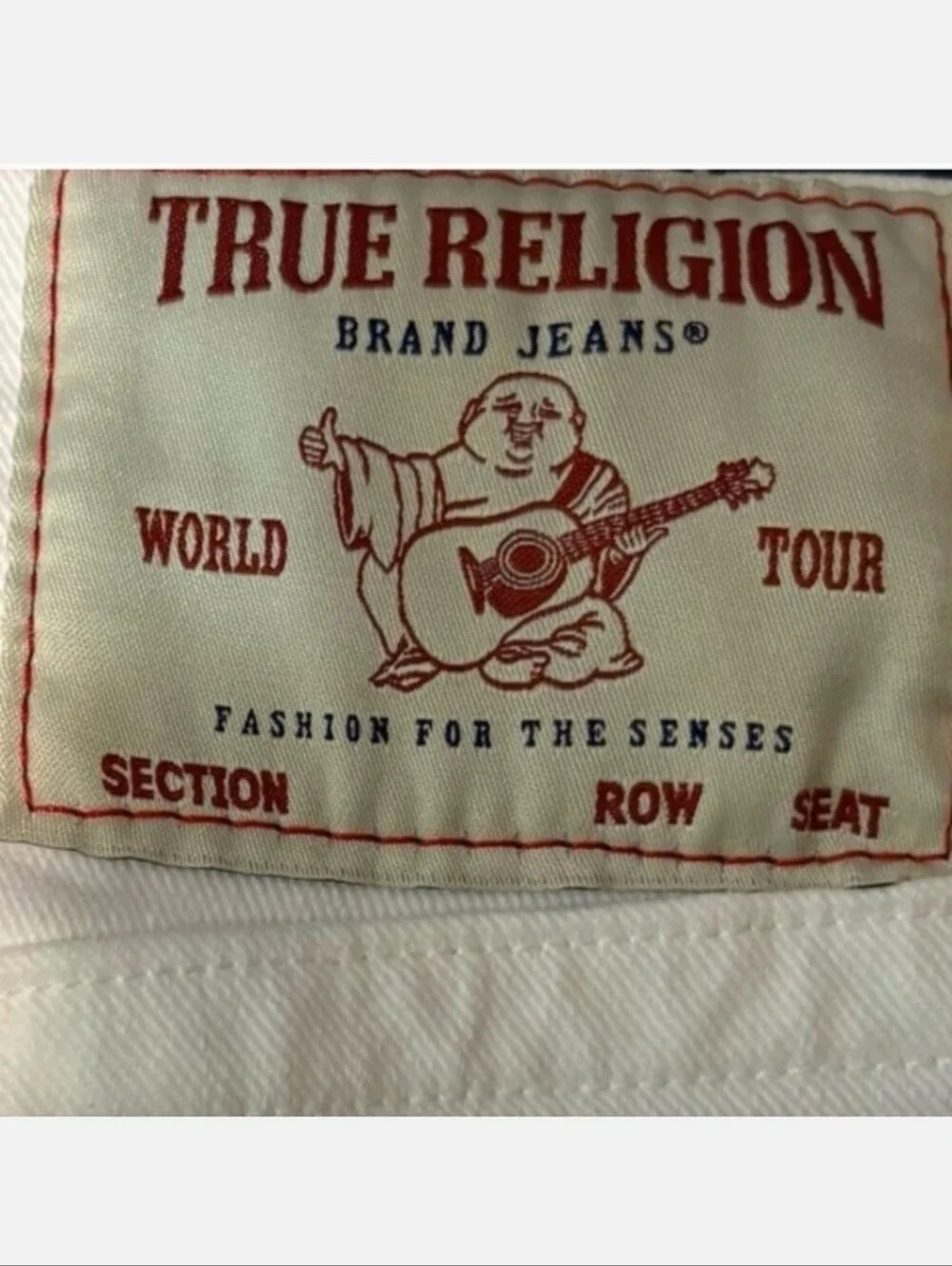 True Religion Optic White Jeans